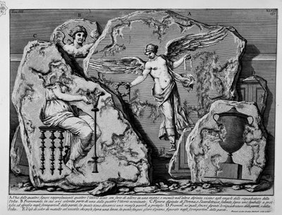 Pyramid of Caius Cestius by Jean Barbault